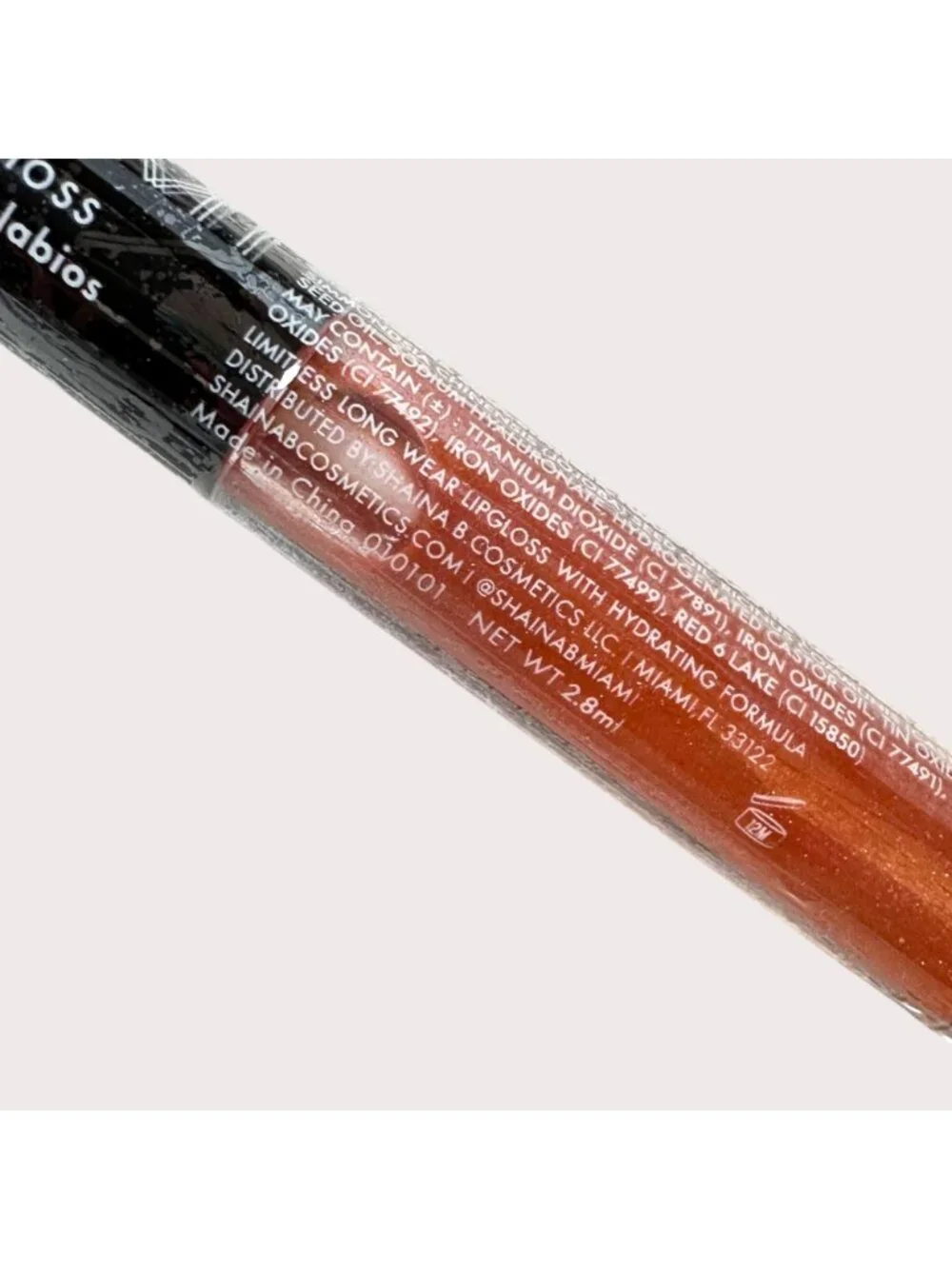 Shaina B Miami Heat Wave Lip Gloss 2.8ml - Hydrating Long-Wear Formula